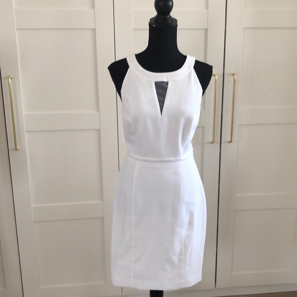 WHBM Off white sheath dress